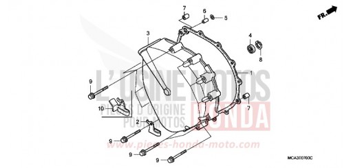CARTER D'EMBRAYAGE GL1800A5 de 2005
